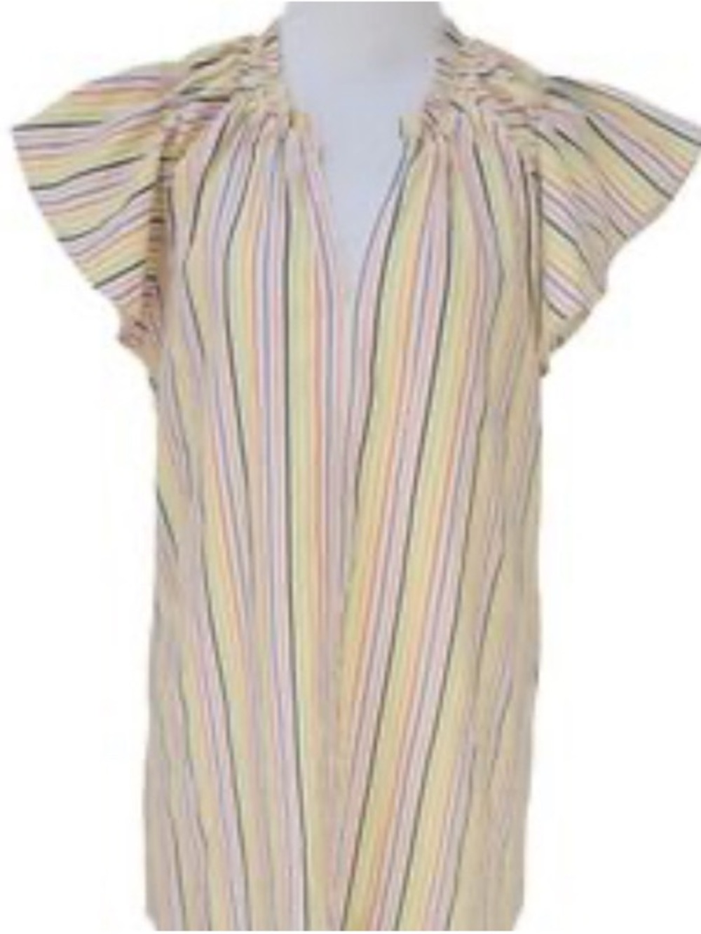 Pomander Place Pastel Multi-Stripe Mini Dress
